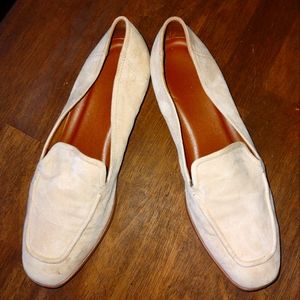 Franco Sarto Cream Loafers